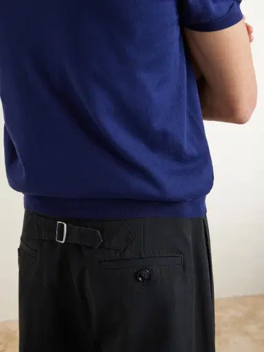 Tom Ford Wide-Leg Cotton-Drill Trousers - Men | Thumbnail 6