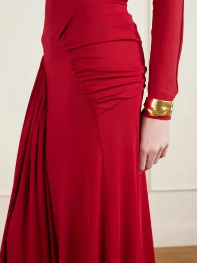 Rabanne Ruched Chiffon Maxi Skirt | Thumbnail 5 Rabanne Ruched Chiffon Maxi Skirt | Thumbnail 5