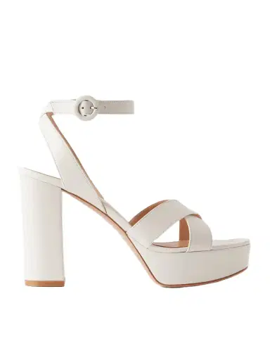 Gianvito Rossi Sabrina 70 Leather Platform Sandals | Thumbnail 1