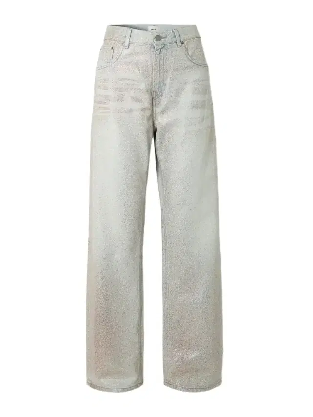 Bonnie Glam Glittered Mid-rise Straight-leg Jeans