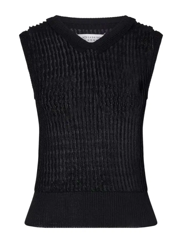 Ribbed-knit Tank