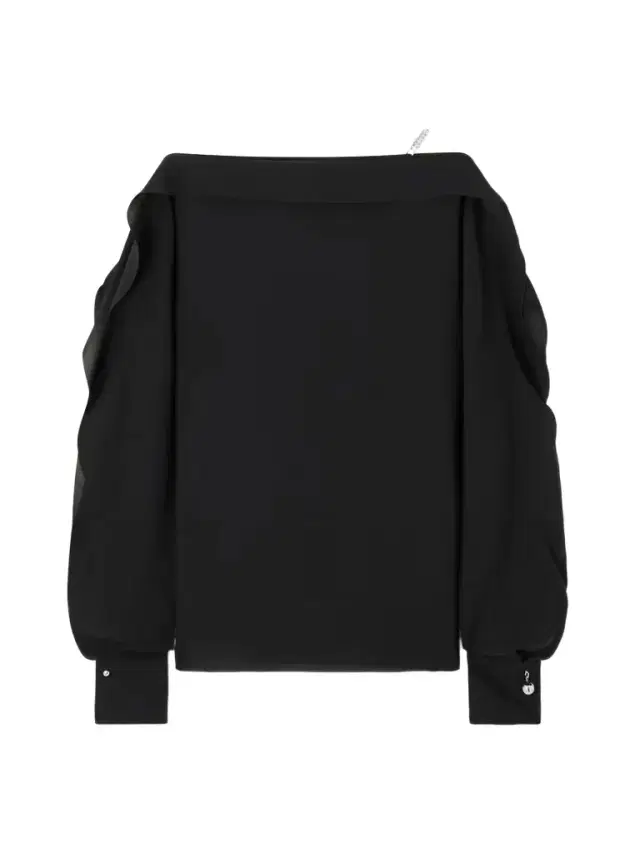 Ruffled Silk-crepe Blouse
