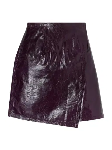 Co Leather Mini Wrap Skirt | Thumbnail 1 Co Leather Mini Wrap Skirt | Thumbnail 1