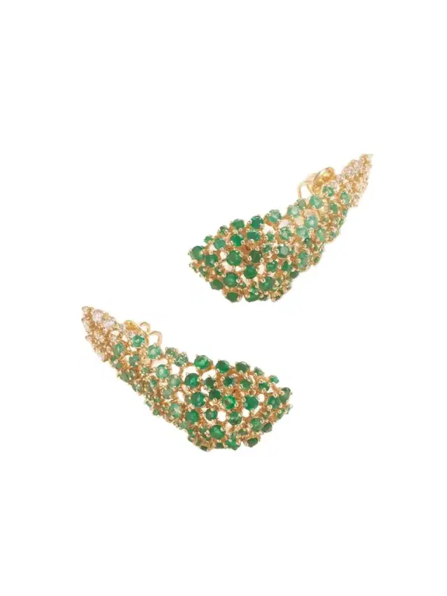 Scatter 18-karat Gold Multi-stone Earrings