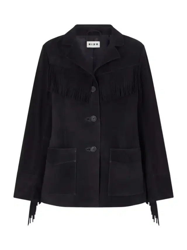 Teagan Fringed Suede Jacket