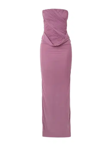 Maygel Coronel Gorgonia Strapless Draped Stretch-jersey Maxi Dress | Thumbnail 1