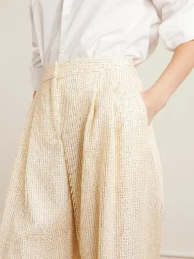 TWP Sequined Fishnet Wide-leg Pants | Thumbnail 5 TWP Sequined Fishnet Wide-leg Pants | Thumbnail 5
