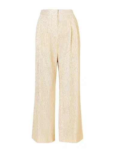 TWP Sequined Fishnet Wide-leg Pants | Thumbnail 1 TWP Sequined Fishnet Wide-leg Pants | Thumbnail 1