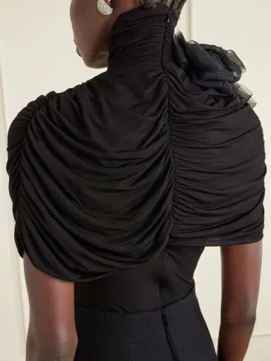 Magda Butrym Stretch-chiffon Bodysuit | Thumbnail 6