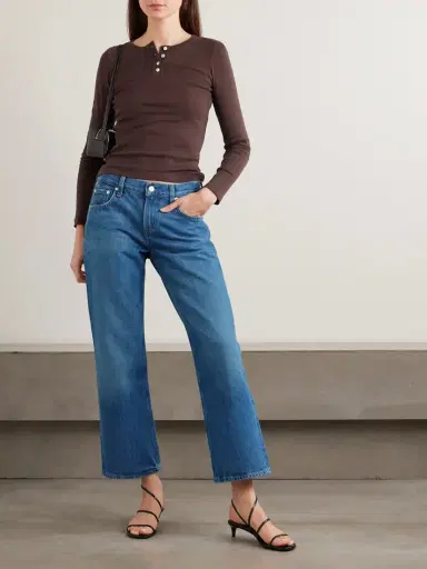 Citizens of Humanity Faye Cropped Mid-rise Straight-leg Jeans | Thumbnail 2