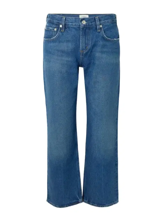 Faye Cropped Mid-rise Straight-leg Jeans