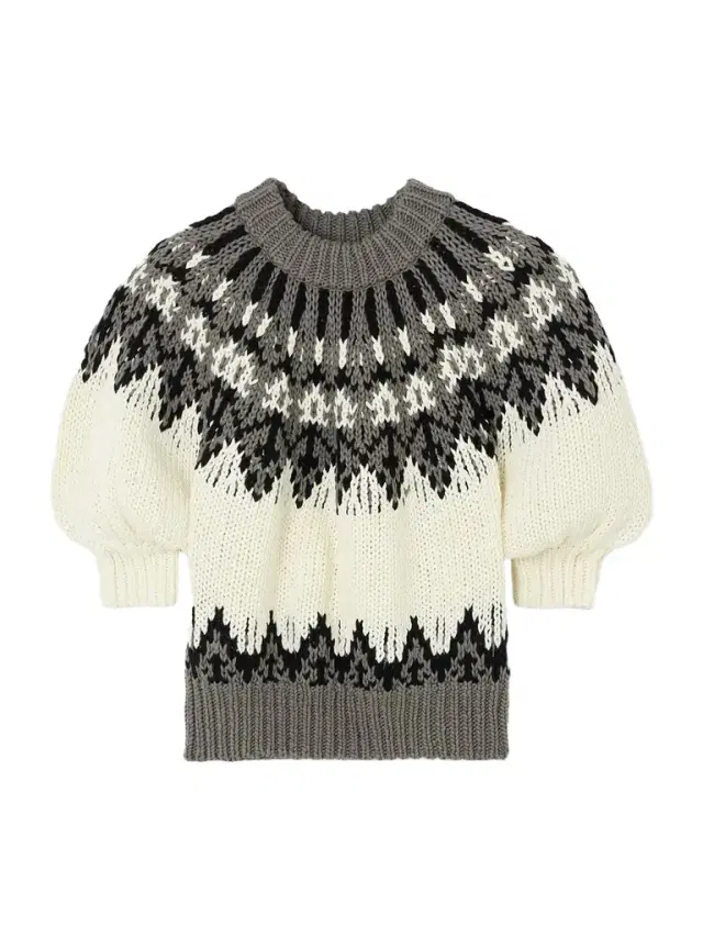 Marty Fair Isle Cotton Sweater