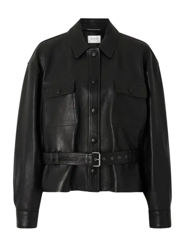 Belted Leather Jacket