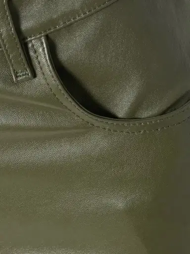 Joseph Duke Cropped Leather Flared Pants | Thumbnail 4