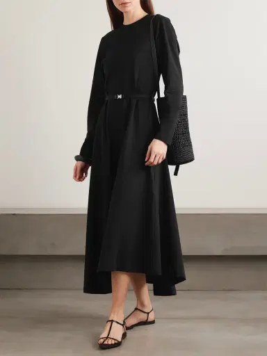 Tory Burch Cotton-jersey Midi Dress | Thumbnail 2 Tory Burch Cotton-jersey Midi Dress | Thumbnail 2