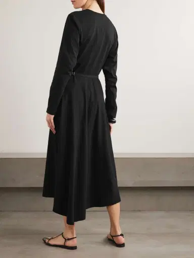Tory Burch Cotton-jersey Midi Dress | Thumbnail 3 Tory Burch Cotton-jersey Midi Dress | Thumbnail 3