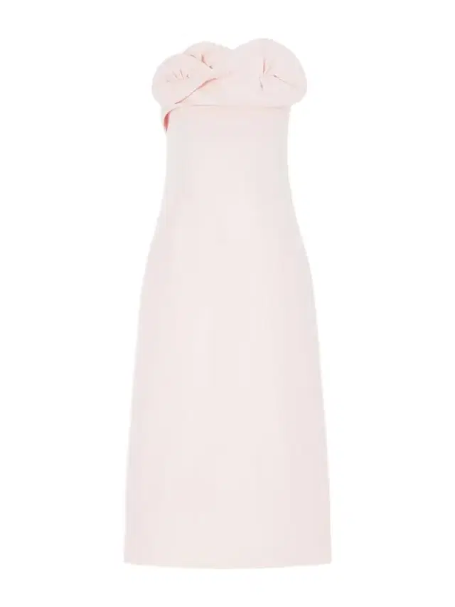 Strapless Silk-crepe Midi Dress