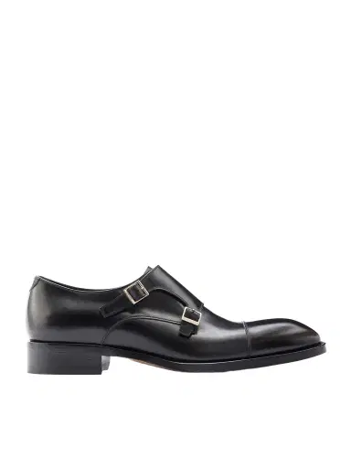 Tom Ford Elkan Leather Monk-Strap Shoes - Men | Thumbnail 1 Tom Ford Elkan Leather Monk-Strap Shoes - Men | Thumbnail 1