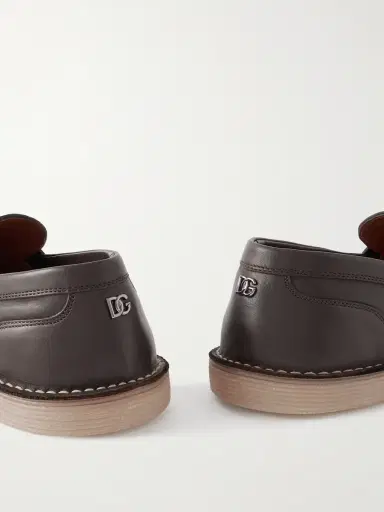 Dolce & Gabbana Leather Penny Loafers - Men | Thumbnail 5