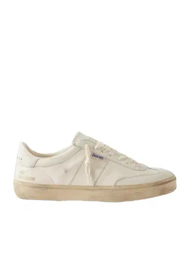 Golden Goose Soul-Star Distressed Leather Sneakers - Men | Thumbnail 1
