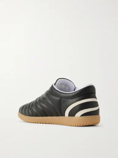 Valentino Garavani Kicky Suede and Velvet-Trimmed Leather Sneakers - Men | Thumbnail 4