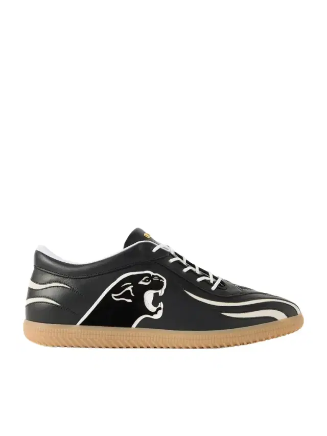 Valentino Garavani Kicky Suede and Velvet-Trimmed Leather Sneakers - Men