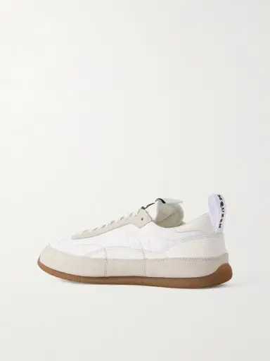 Alexander McQueen EC1 Nylon, Suede and Leather Sneakers - Men | Thumbnail 4