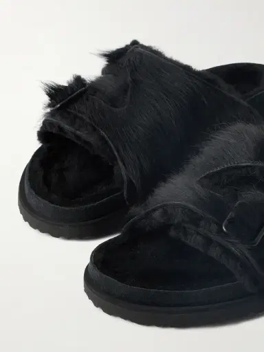 Birkenstock 1774 Zürich Shearling-Lined Calf Hair Sandals - Men | Thumbnail 4