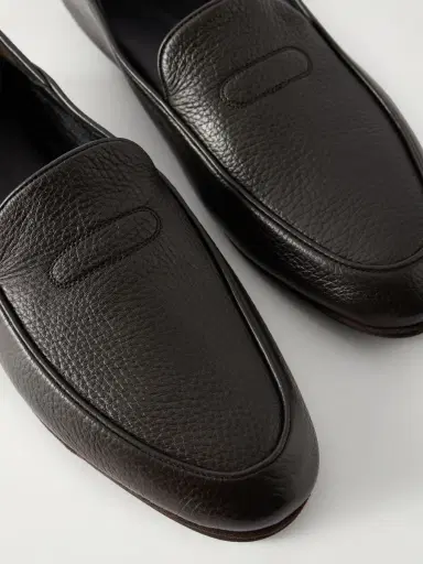 John Lobb Kingston II Collapsible-Heel Full-Grain Deerskin Loafers - Men | Thumbnail 5 John Lobb Kingston II Collapsible-Heel Full-Grain Deerskin Loafers - Men | Thumbnail 5
