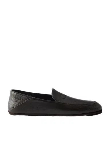 John Lobb Kingston II Collapsible-Heel Full-Grain Deerskin Loafers - Men | Thumbnail 1 John Lobb Kingston II Collapsible-Heel Full-Grain Deerskin Loafers - Men | Thumbnail 1