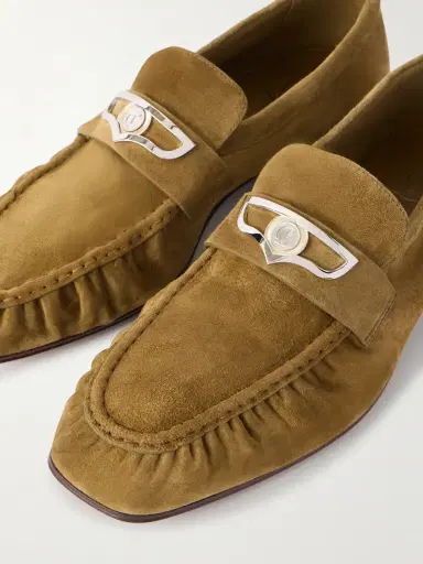 Christian Louboutin Mocallista Embellished Suede Penny Loafers - Men | Thumbnail 5 Christian Louboutin Mocallista Embellished Suede Penny Loafers - Men | Thumbnail 5