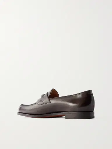 John Lobb Lopez Embellished Leather Loafers - Men | Thumbnail 4