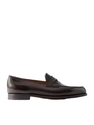 John Lobb Lopez Embellished Leather Loafers - Men | Thumbnail 1