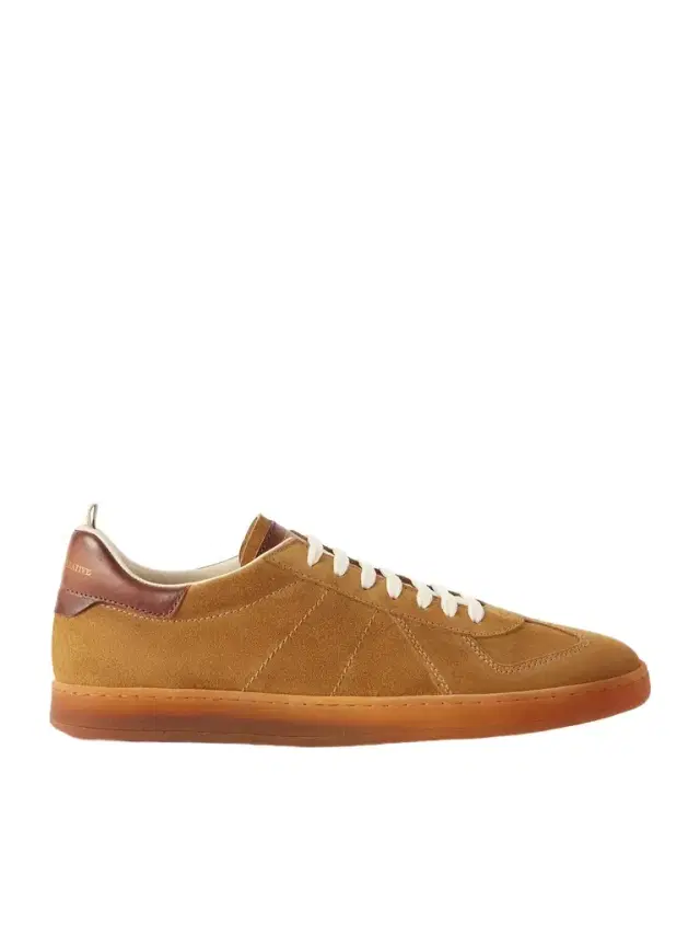 Militia 002 Leather-Trimmed Suede Sneakers - Men