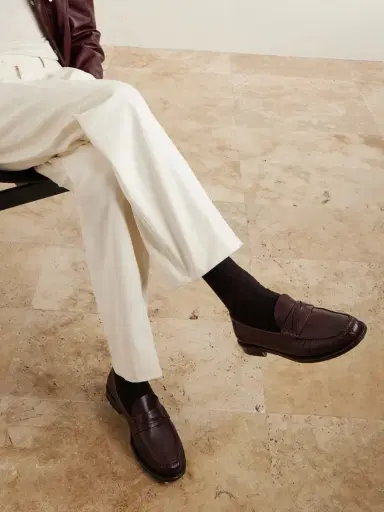 Brunello Cucinelli Leather Loafers - Men | Thumbnail 2 Brunello Cucinelli Leather Loafers - Men | Thumbnail 2