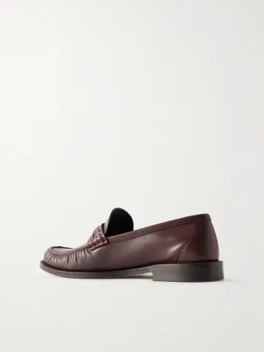 Brunello Cucinelli Leather Loafers - Men | Thumbnail 4 Brunello Cucinelli Leather Loafers - Men | Thumbnail 4