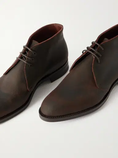 Edward Green Lanark Waxed-Suede Desert Boots - Men | Thumbnail 5 Edward Green Lanark Waxed-Suede Desert Boots - Men | Thumbnail 5