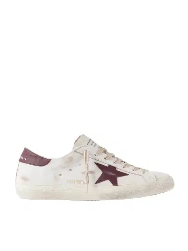 Golden Goose Super-Star Distressed Leather Sneakers - Men | Thumbnail 1 Golden Goose Super-Star Distressed Leather Sneakers - Men | Thumbnail 1
