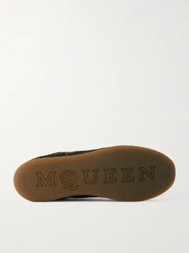 Alexander McQueen EC1 Nylon, Suede and Leather Sneakers - Men | Thumbnail 3