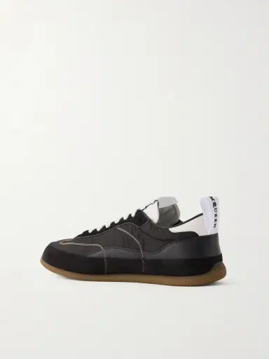 Alexander McQueen EC1 Nylon, Suede and Leather Sneakers - Men | Thumbnail 4