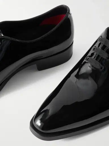 Tom Ford Elkan Patent-Leather Oxford Shoes - Men | Thumbnail 5