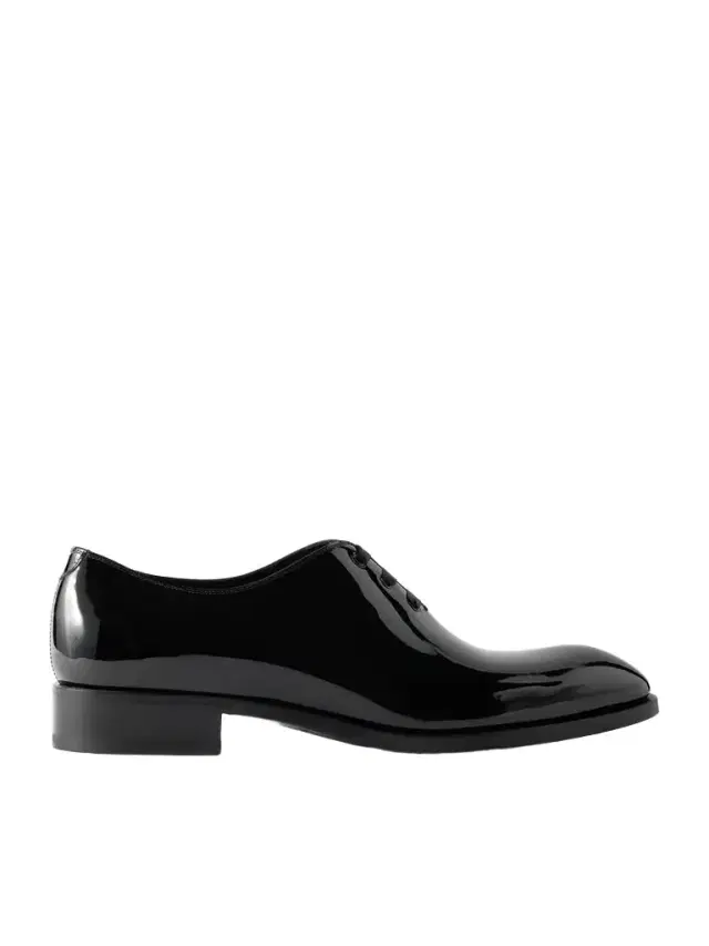 Elkan Patent-Leather Oxford Shoes - Men