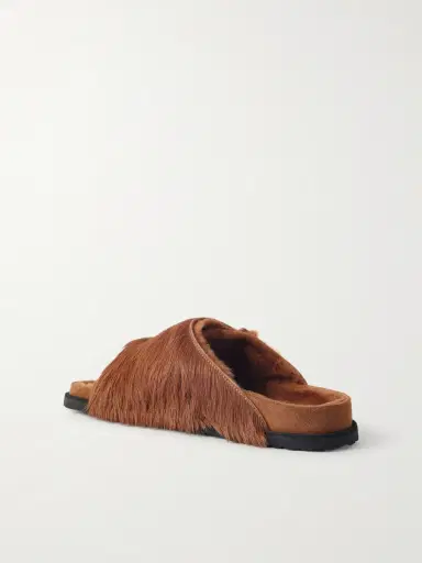 Birkenstock 1774 Zürich Shearling-Lined Calf Hair Sandals - Men | Thumbnail 3
