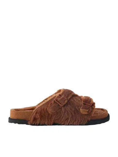 Birkenstock 1774 Zürich Shearling-Lined Calf Hair Sandals - Men | Thumbnail 1