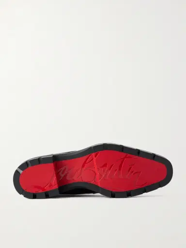 Christian Louboutin Caracolo Lion Smooth and Full-Grain Leather Lace-Up Boots - Men | Thumbnail 3 Christian Louboutin Caracolo Lion Smooth and Full-Grain Leather Lace-Up Boots - Men | Thumbnail 3