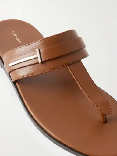 Tom Ford Brighton Leather Sandals - Men | Thumbnail 5