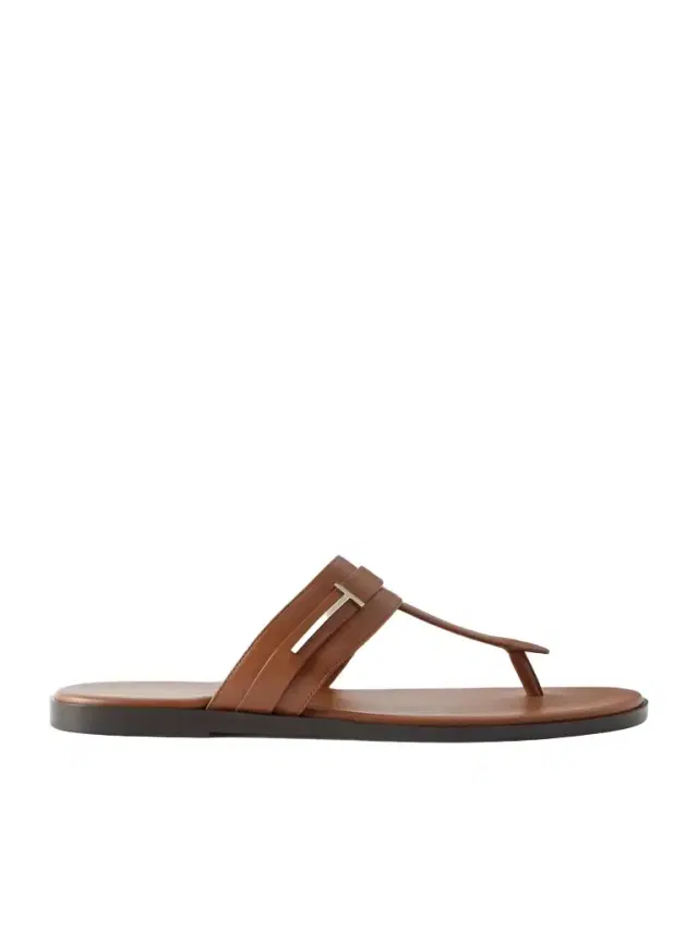 Tom Ford Brighton Leather Sandals - Men