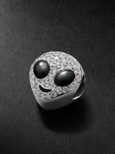 Greg Yuna Alien 14-Karat White Gold Diamond Pendant - Men | Thumbnail 3 Greg Yuna Alien 14-Karat White Gold Diamond Pendant - Men | Thumbnail 3