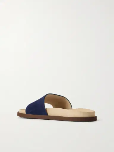 Brunello Cucinelli Suede Slides - Men | Thumbnail 3