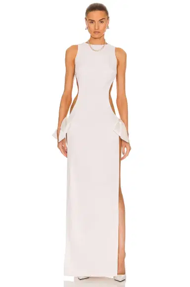Mônot Bow Cut Out Gown | Thumbnail 2 Mônot Bow Cut Out Gown | Thumbnail 2